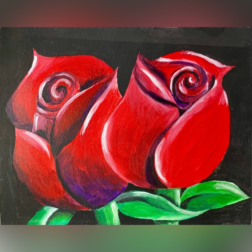 Handmade acrylic painting